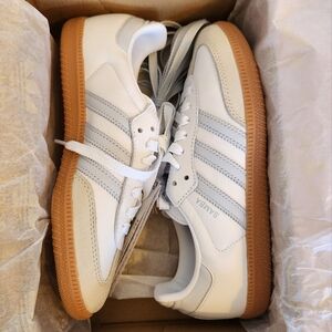 Adidas Samba OG  Halo Blue And White Sneakers, NWT!